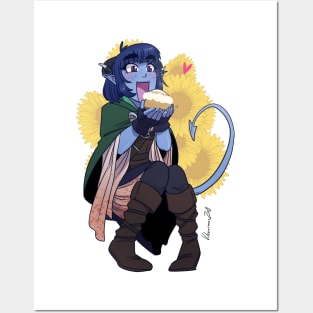 Sweet-toothed Tiefling Posters and Art